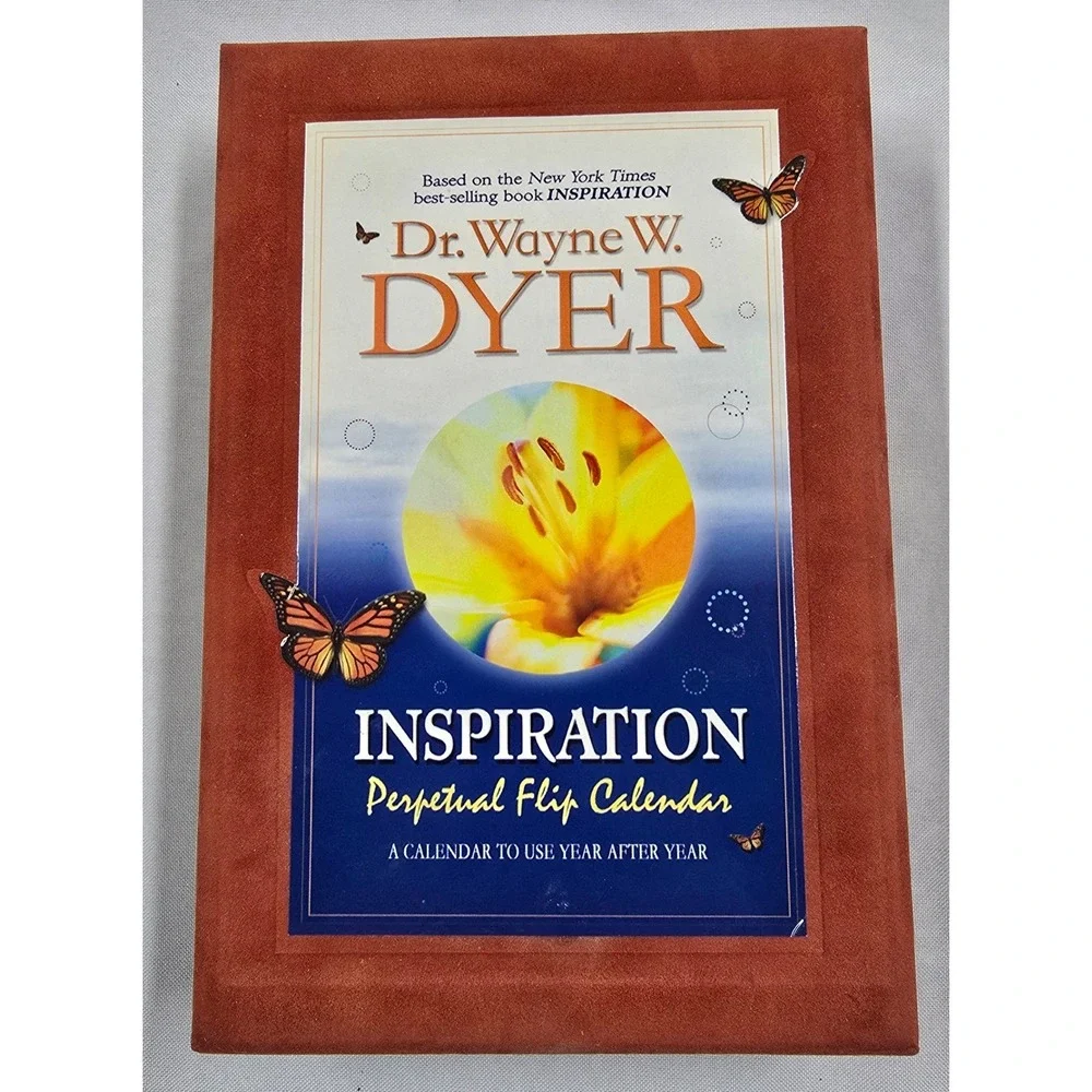 Inspiration Perpetual Flip Calendar by Dr. Wayne W. Dyer - Spiritual Affirmation